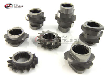 Customized Extruder Screw Elements , Extrusion Machine Parts Kneading And Mixing Elements